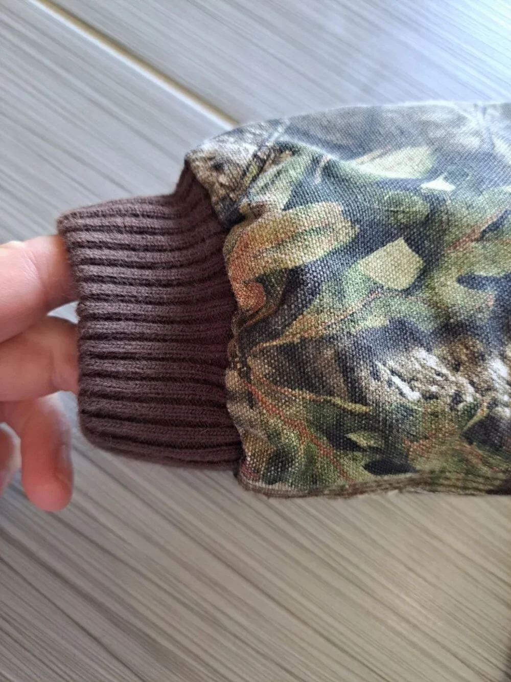 Carhartt Baby Realtree Boys Camo Quilt Lini g Canvas  Jacket 24M Hood & Ribbed C